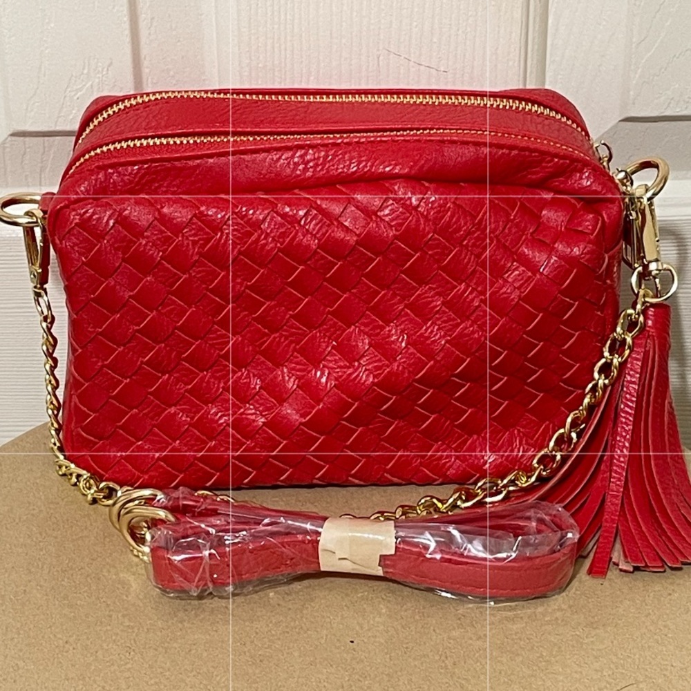 🎉❤️HOST PICK! NEW Bienville Red Crossbody Purse Detachable Chain Shoulder Strap